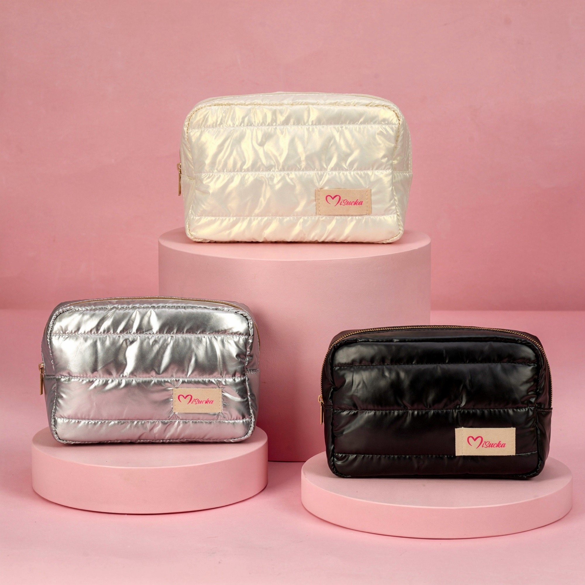 Misucka - Cosmetiquero Urban Puffy Colores