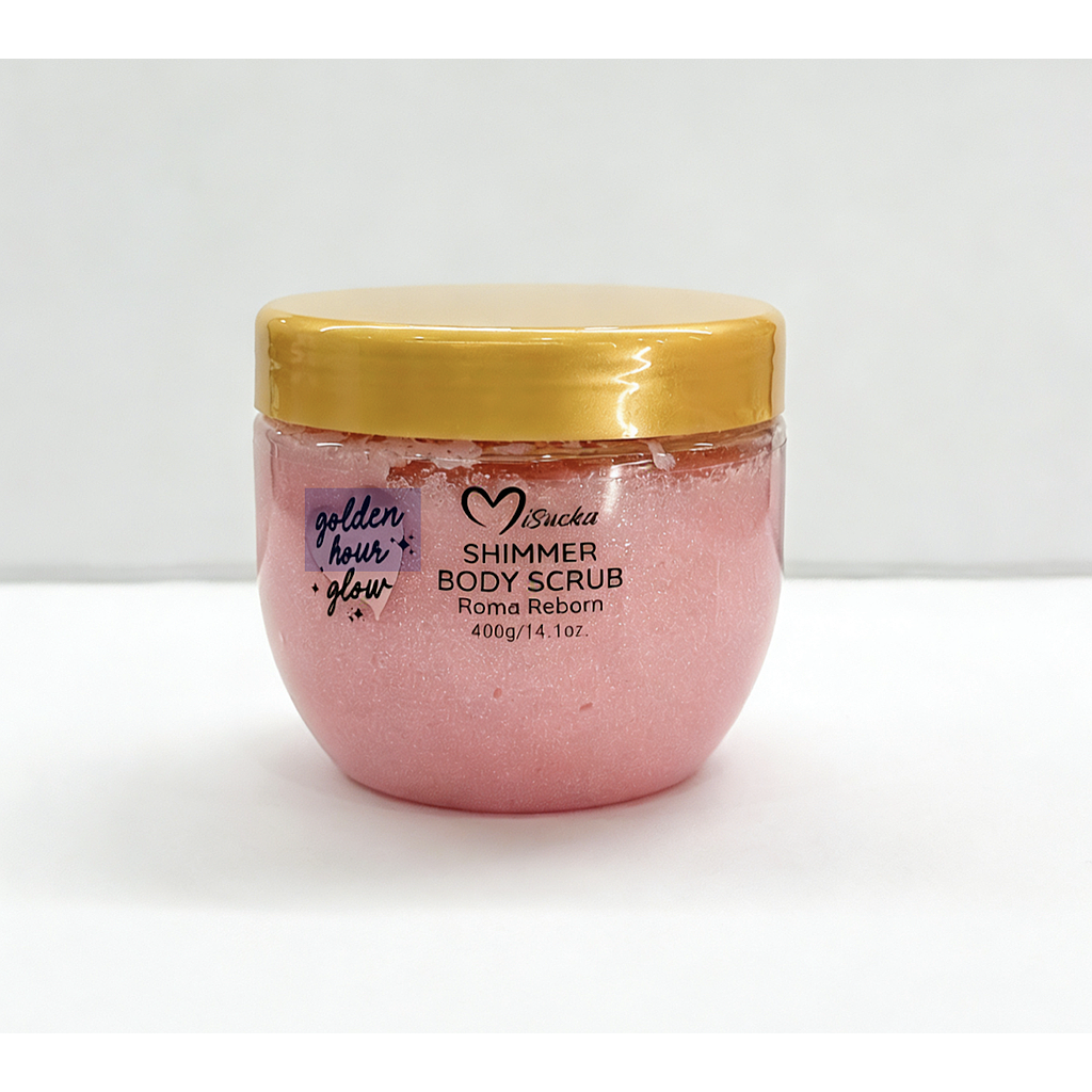 Misucka - Shimmer Body Scrub 400g Roma Reborn "Golden Hour Glow"