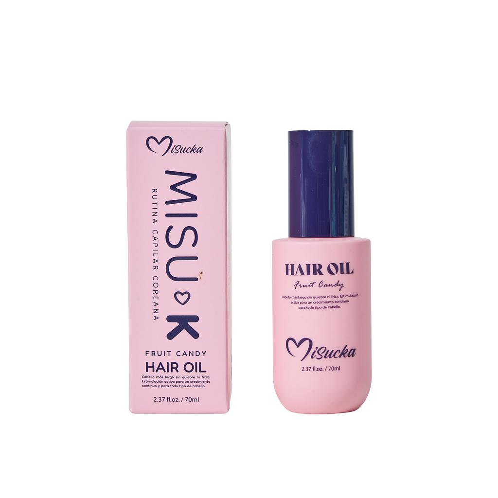 MISUCKA - Aceite Capilar Fruit Candy 70ml  Rutina Capilar Koreana
