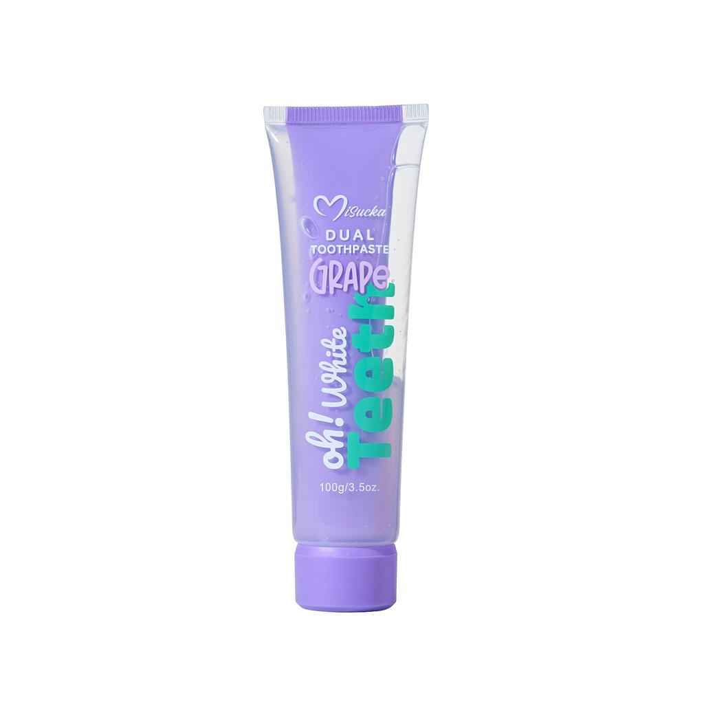 MISUCKA - Pasta Dental Dual Oh White Teeth Grape | MISUCKA