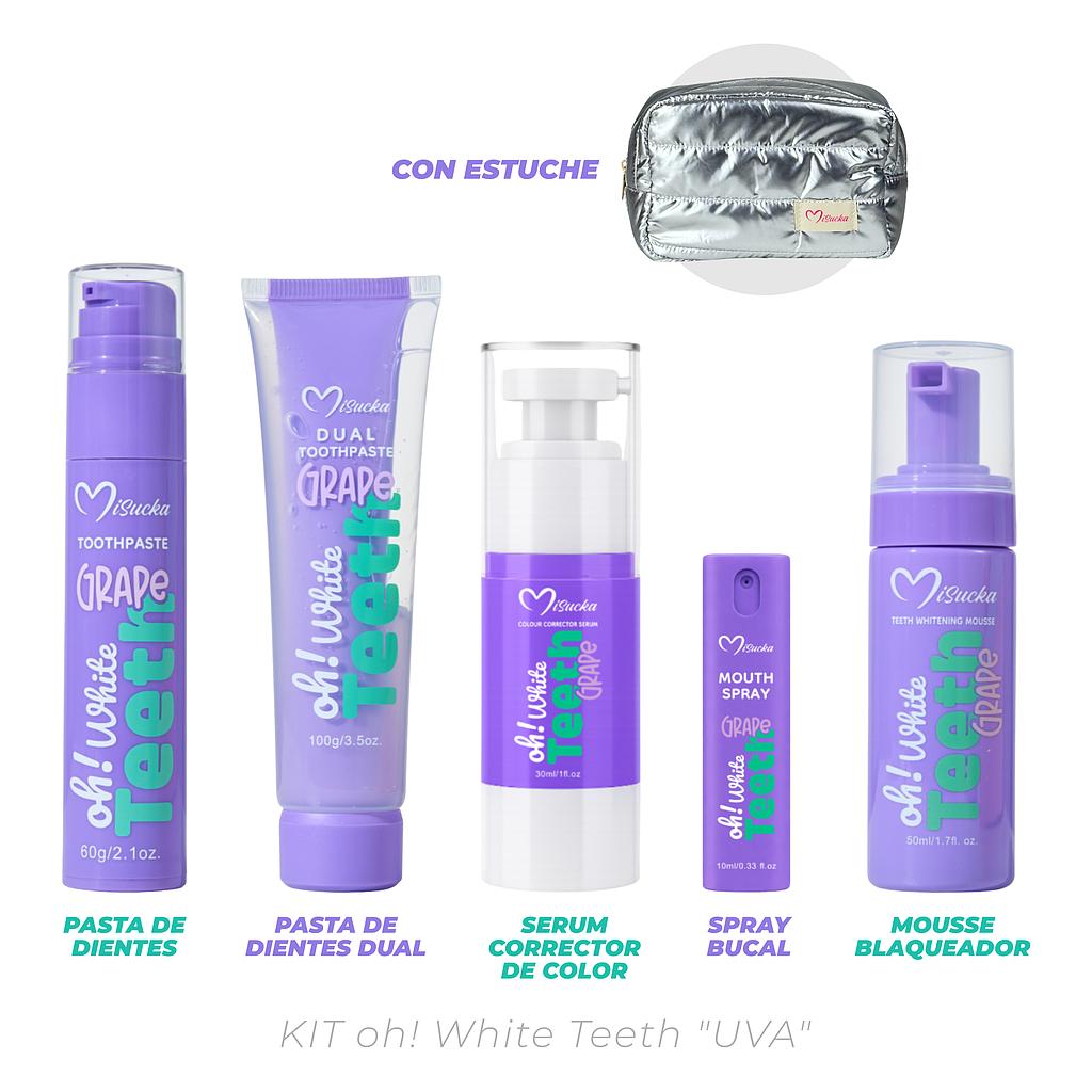 MISUCKA - Kit Oh! White Teeth Uva (con Estuche)
